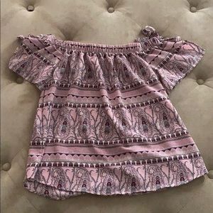 Off the shoulder top